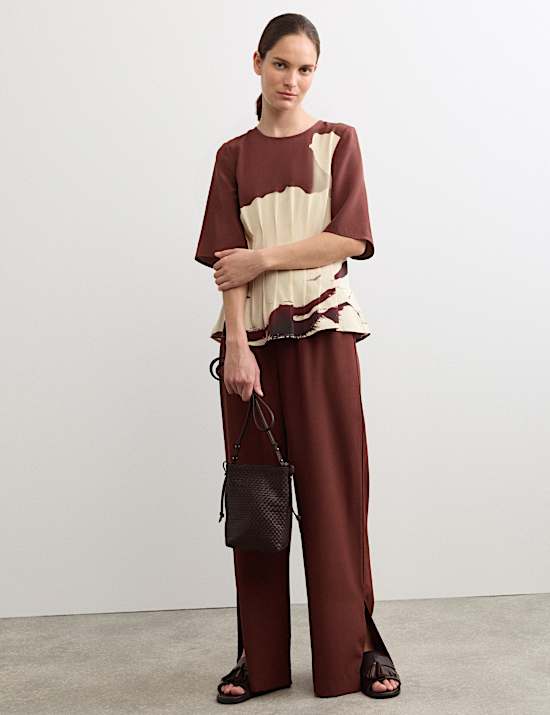 Pure Silk Floral Top