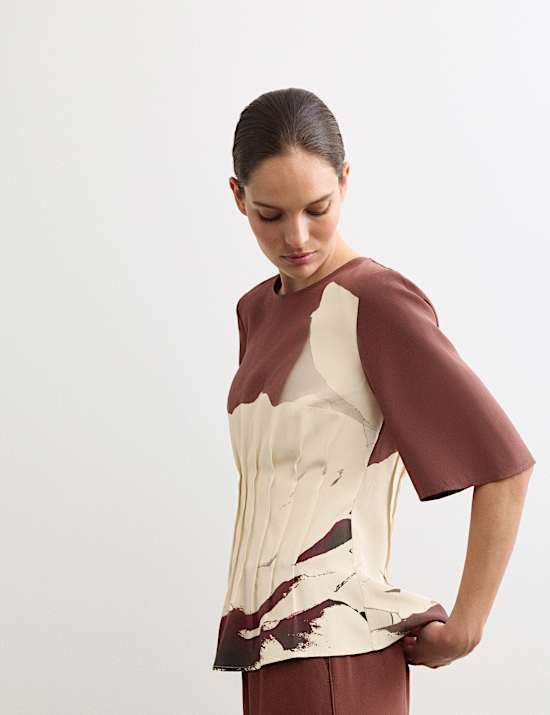 Pure Silk Floral Top