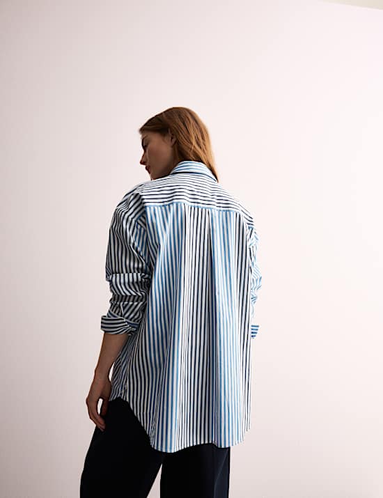 Πουκάμισο με ρίγες από 100% βαμβάκι