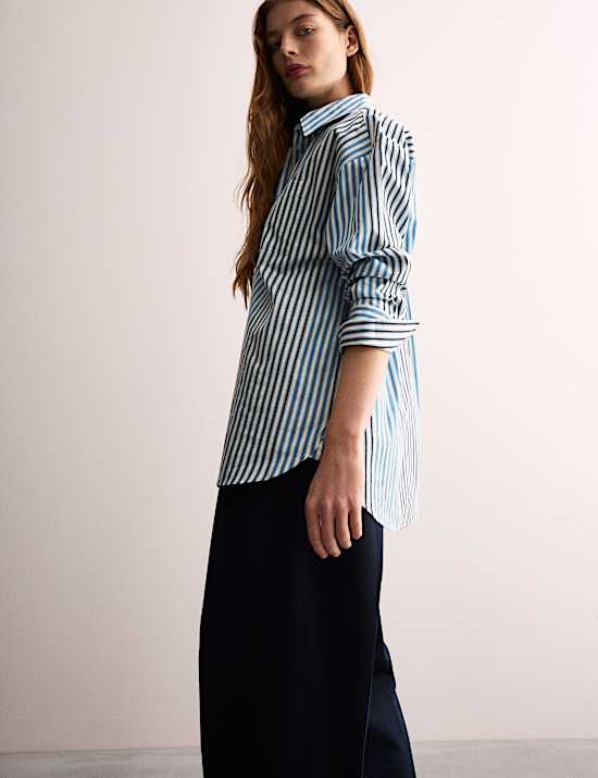 Πουκάμισο με ρίγες από 100% βαμβάκι