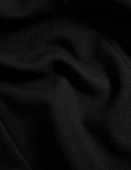 Pure Wool Crepe Single Breasted Blazer