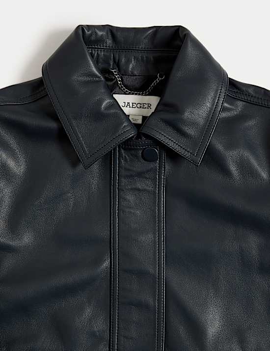 Cazadora bomber de piel