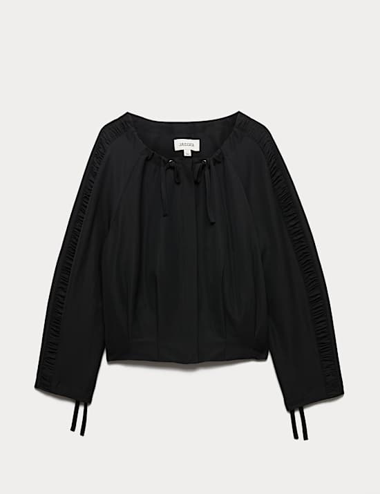 Wool Rich Lightweight Relaxed Jacket