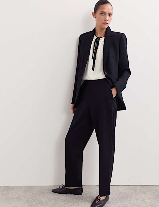 Pure Wool Crepe Blazer