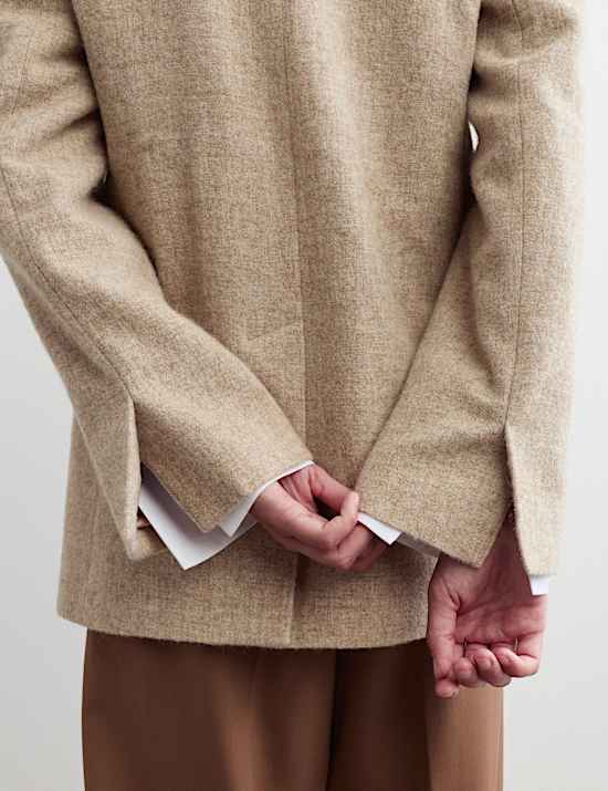 Pure Wool Tailored Jacket