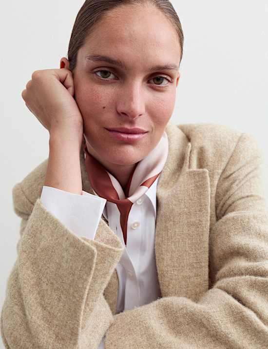 Pure Wool Tailored Jacket