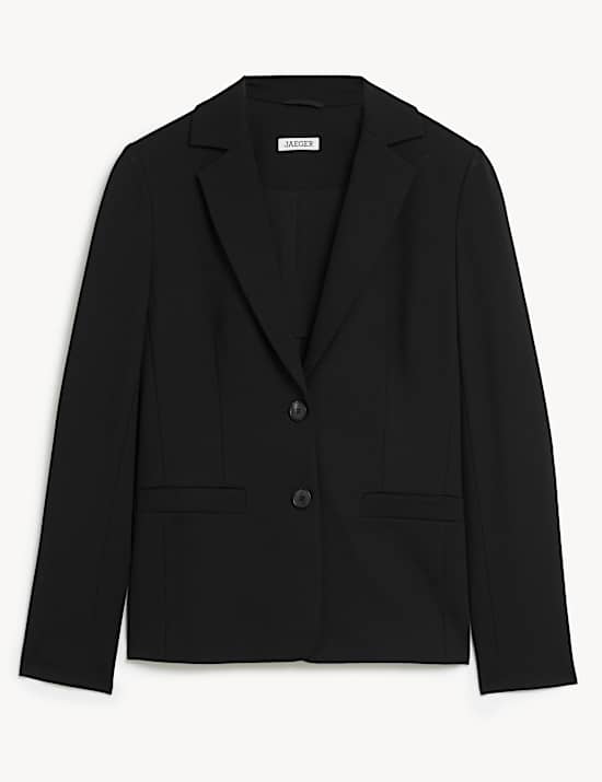 Blazer coupe droite en jersey