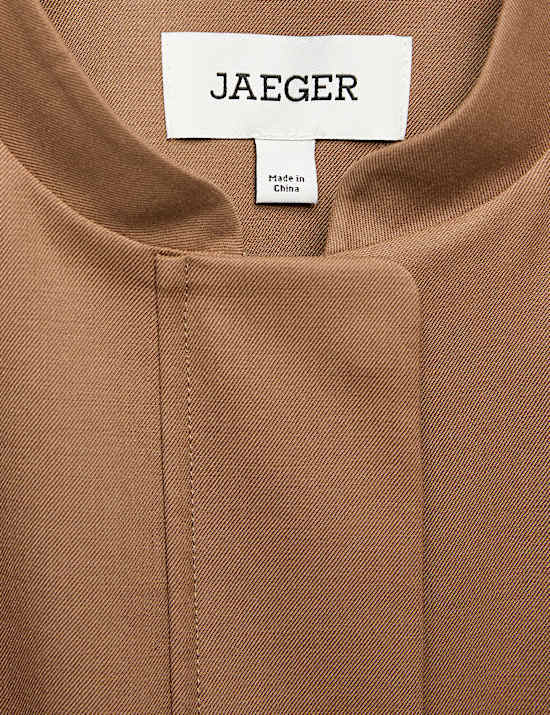 Wool Rich Relaxed Bomber Jacket