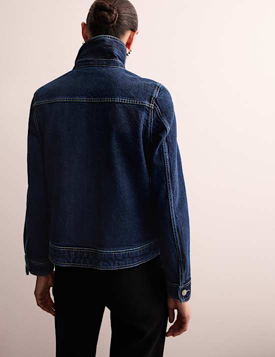 Veste en jean style camionneur