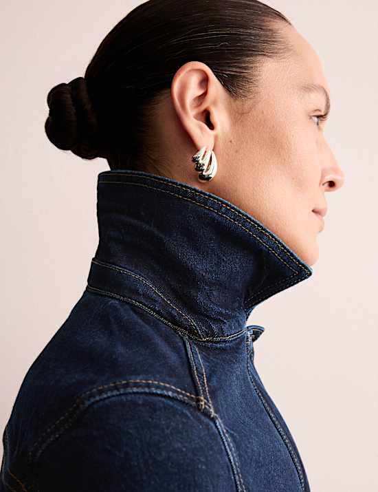 Veste en jean style camionneur