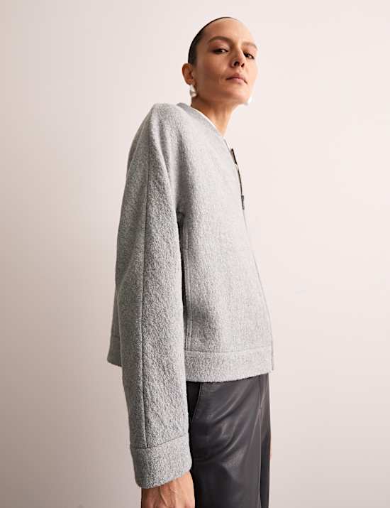 Chaqueta bomber con lana