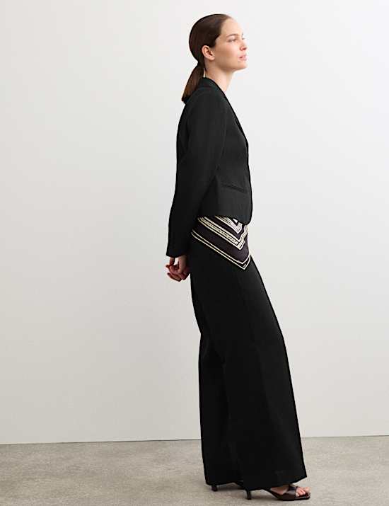 Pure Linen Short Tailored Jacket