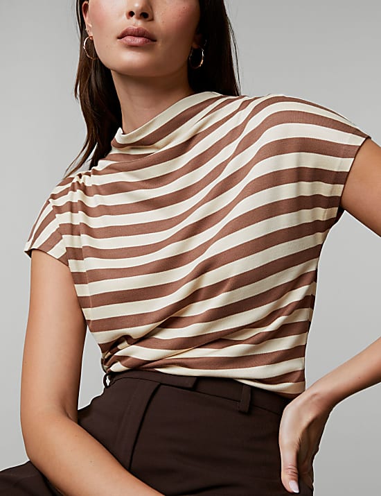 Jersey Striped Top