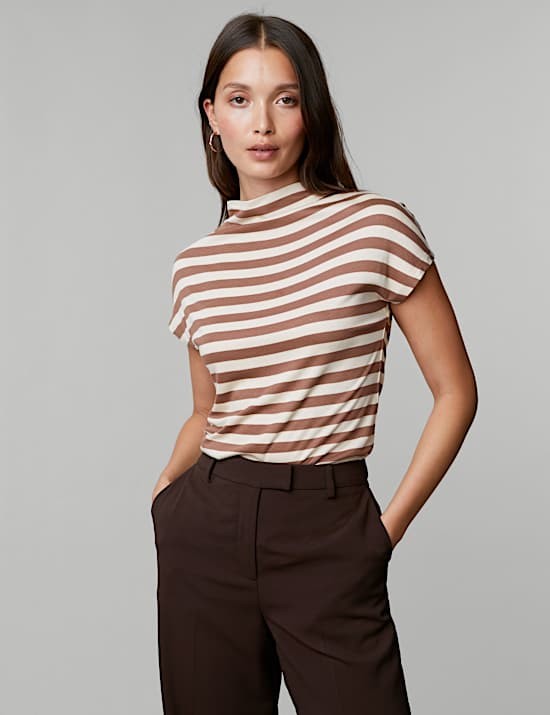 Jersey Striped Top