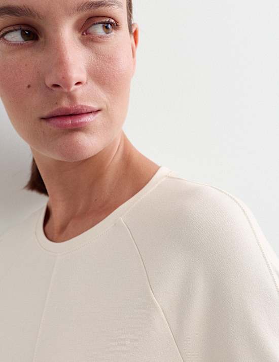 Seam Detail Long Sleeve Top
