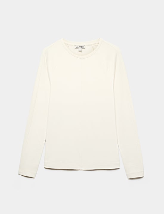 Seam Detail Long Sleeve Top