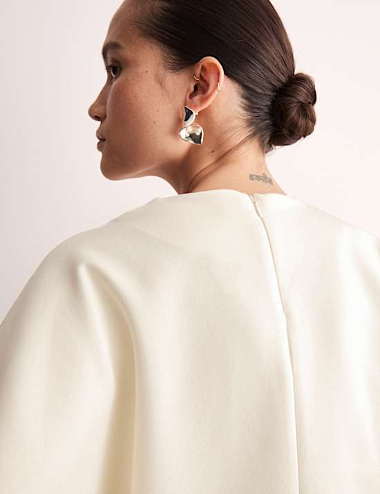 Sweat en coton et jersey