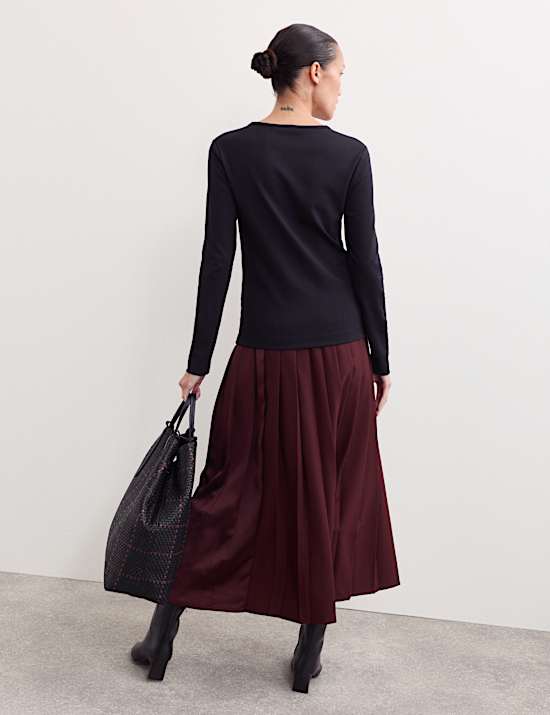 Cotton Modal Blend V-Neck Top