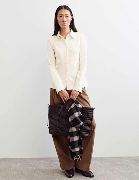 Collared Button Through Shirt