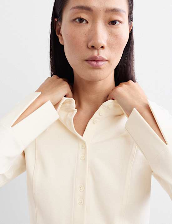 Collared Button Through Shirt