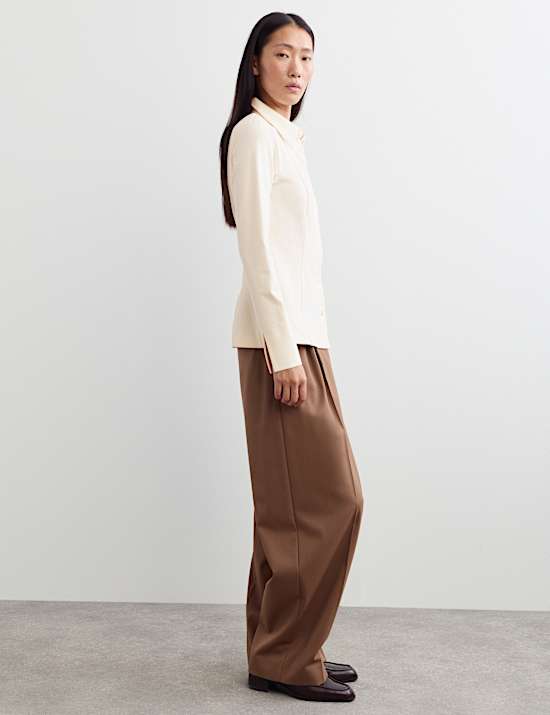 Collared Button Through Shirt