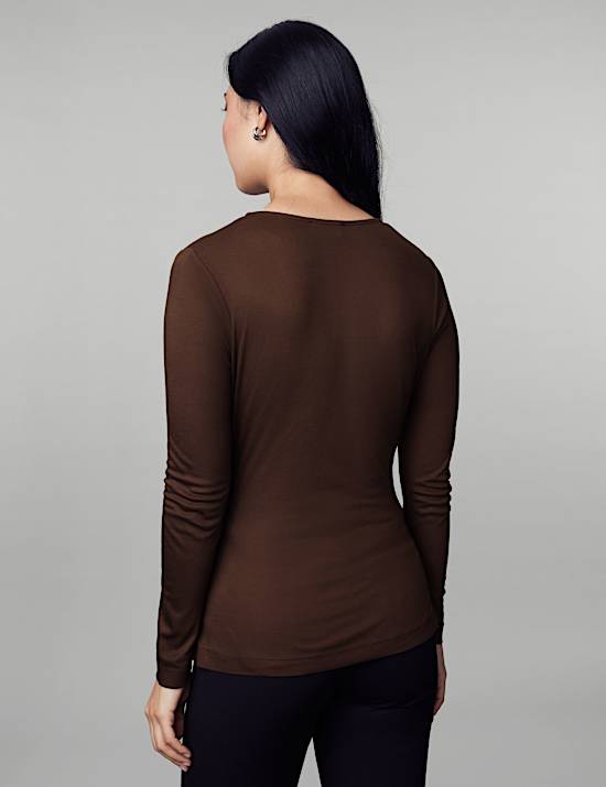 Jersey Wrap Top