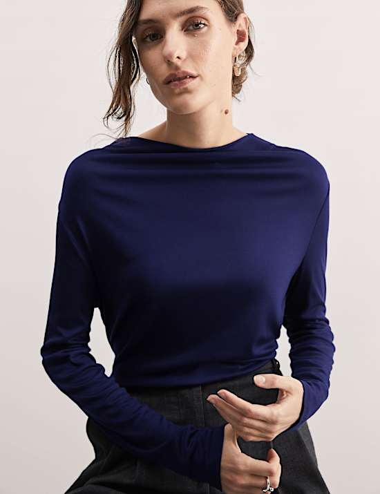 Jersey Draped Top