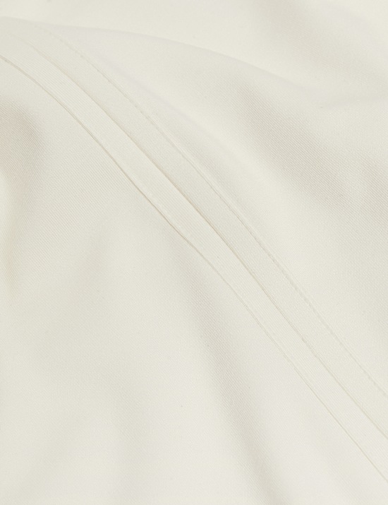 Jersey top met V-hals van katoen en modal