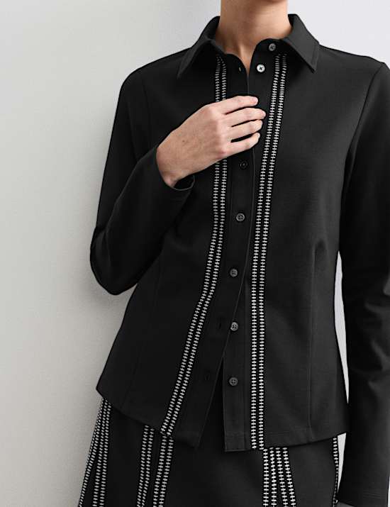 Jersey Embroidered Shirt