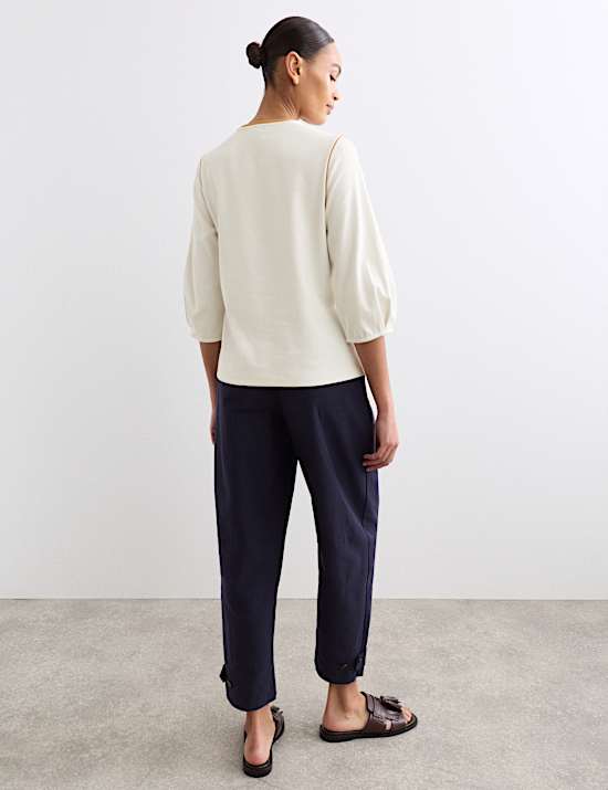 Top en modal et coton m&eacute;lang&eacute;s