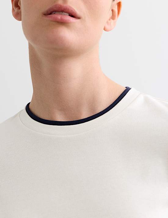 Camiseta de punto 100% algod&oacute;n