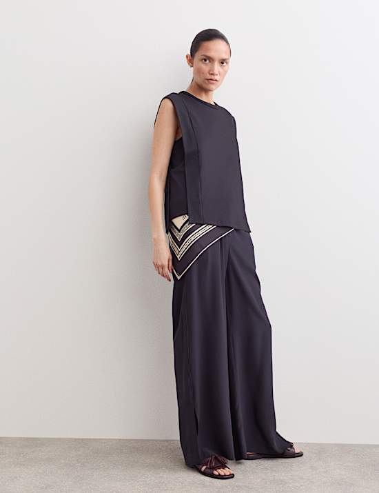 Cotton Modal Blend Ribbed Tank Top