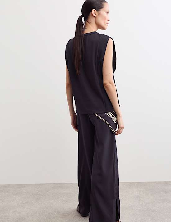 Cotton Modal Blend Ribbed Tank Top