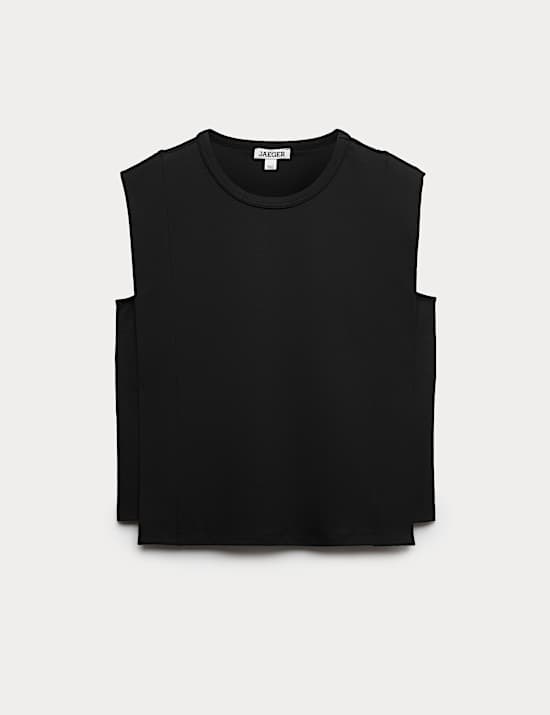 Cotton Modal Blend Ribbed Tank Top