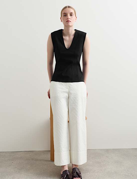 Jersey V-Neck Vest Top