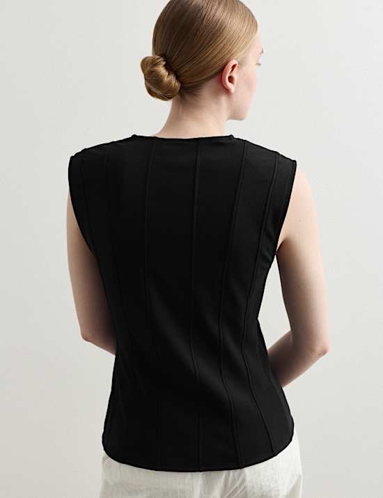 Jersey V-Neck Vest Top