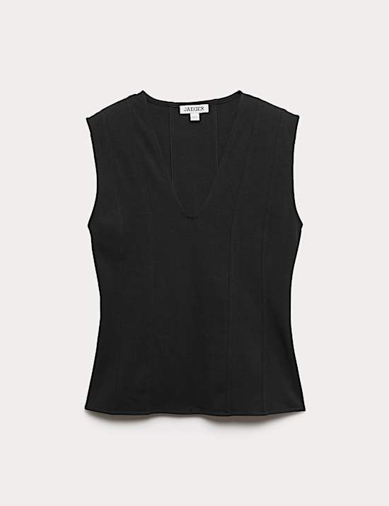 Jersey V-Neck Vest Top