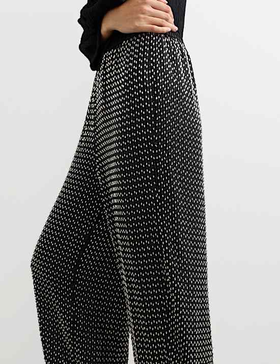 Pantalon coupe barrel longueur cheville avec ornement