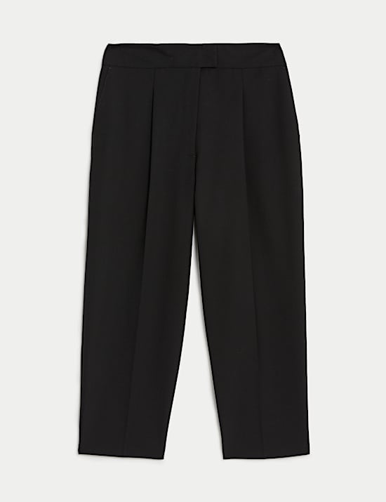 Celana Panjang Atas Tumit Campuran Wol