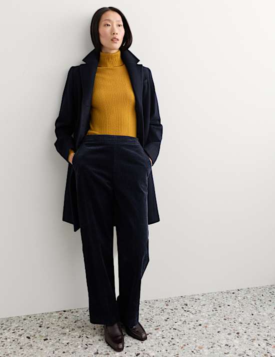 Italian Cord Straight Leg Trousers