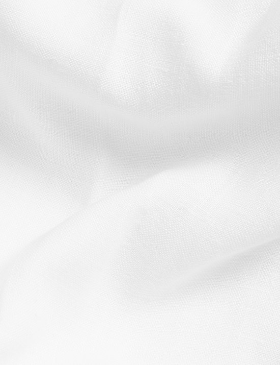 Broek van puur linnen met wijde pijpen