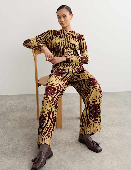 Straight Leg Trousers