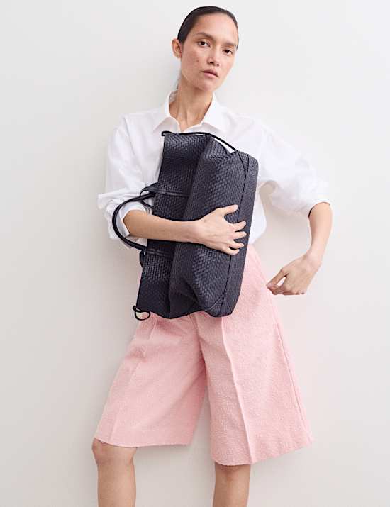 Pure Cotton Textured Shorts