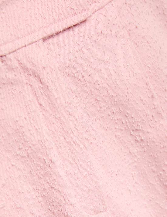 Pure Cotton Textured Shorts