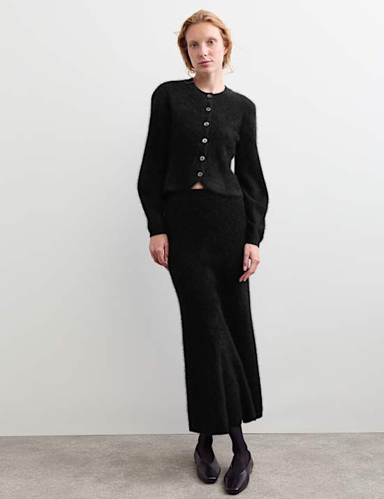 Midaxi Skirt with Cashmere