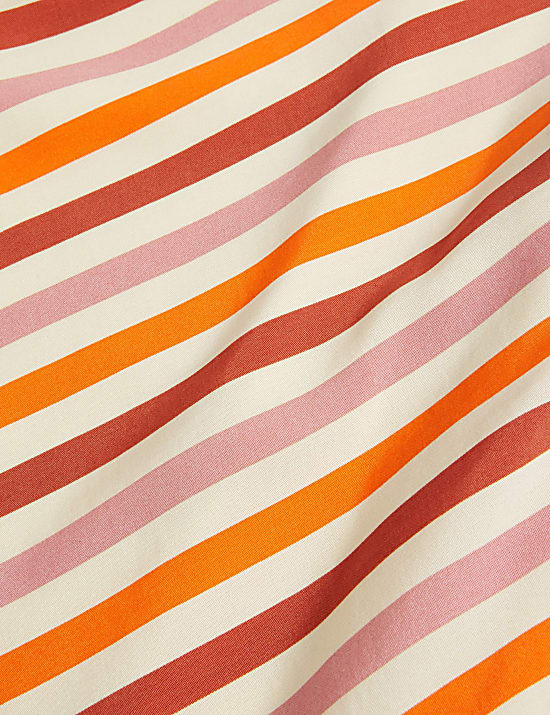 Pure Lyocell&trade; Chevron Midi A-Line Skirt