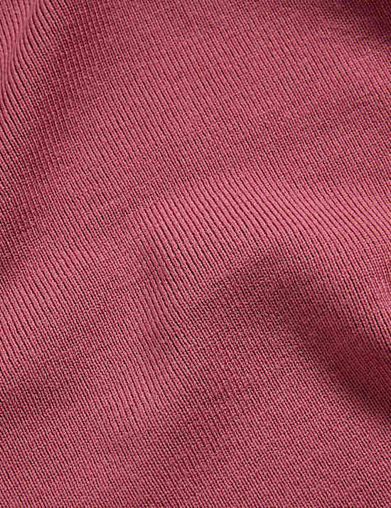 Gebreide midi-rok van zuivere merinowol