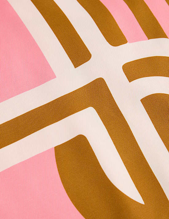 Φούστα με εμπριμέ μοτίβο από βισκόζη