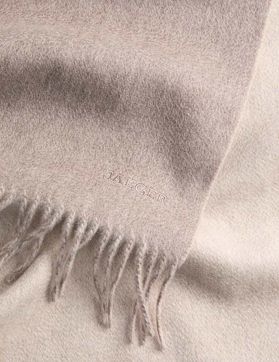 Pure Cashmere Double Faced Scarf