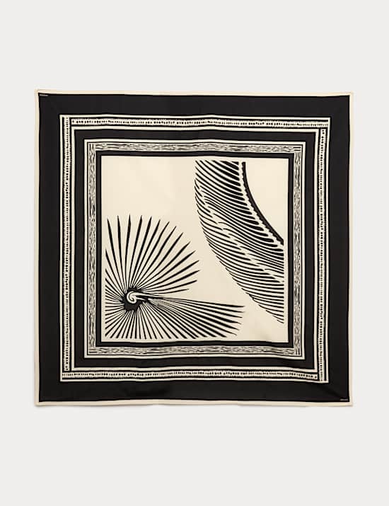 Cotton Rich Scarf with Silk